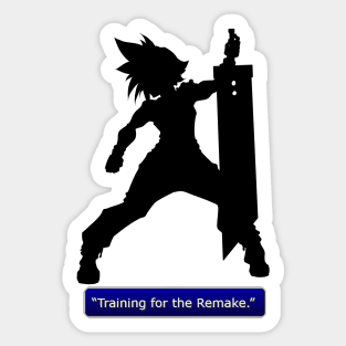 Training for the Remake- Cloud Sticker